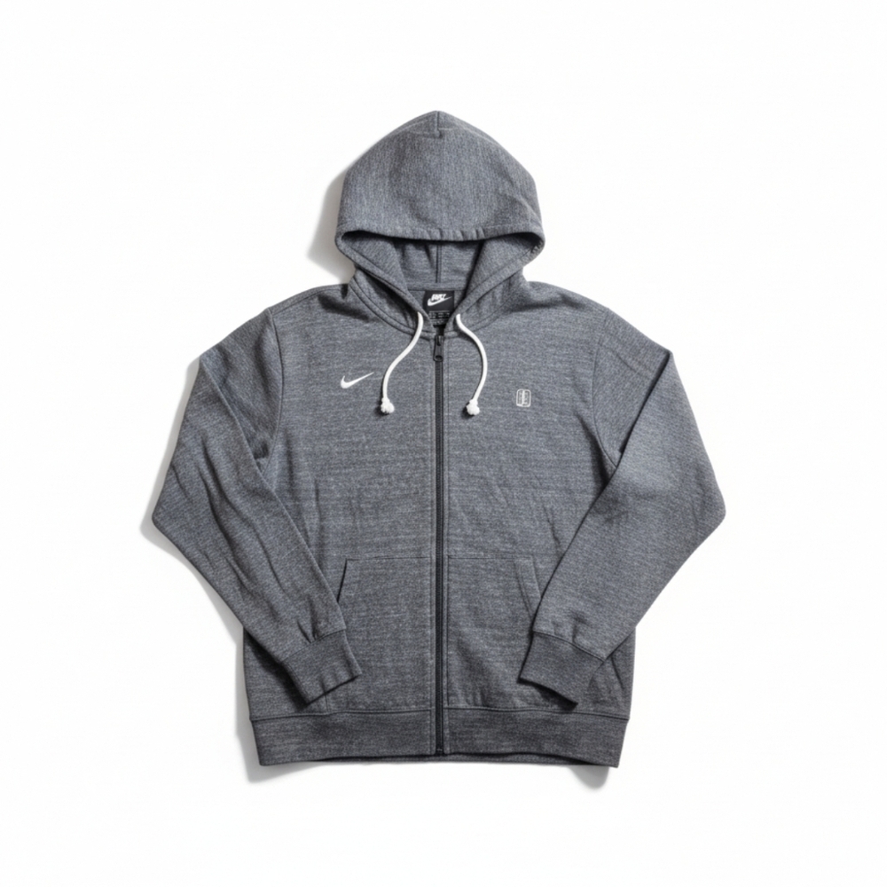 Nike Sportswear Gym Vintage Full-Zip Hoodie XL Gray